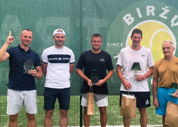 Paaiškėjo teniso vasaros lygos prizininkai