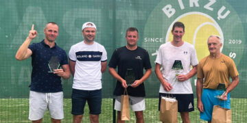 Paaiškėjo teniso vasaros lygos prizininkai