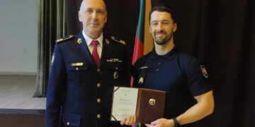 Biržiečiui – „Ugniagesio gelbėtojo žvaigždė“