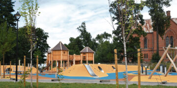 Nauja vaikų žaidimų aikštelė jau laukia lankytojų
