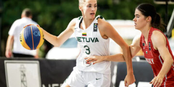 Biržietė pasidabino Europos 3×3 krepšinio čempionato medaliu