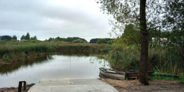 Valčių įleidimo vietos – finišo tiesiojoje