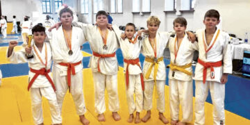 Dalyvavo dziudo varžybose Plungėje