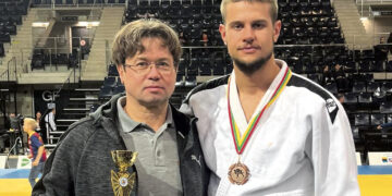 Lietuvos dziudo čempionate ir tarptautiniame turnyre iškovoti medaliai