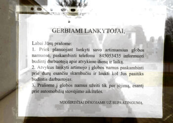 Globos namuose neapsilankysi be registracijos