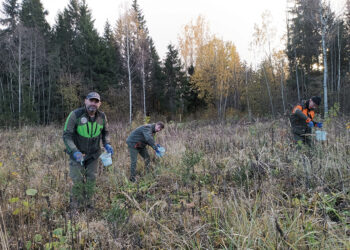Akcijoje dalyvavo ir italų medžiotojai