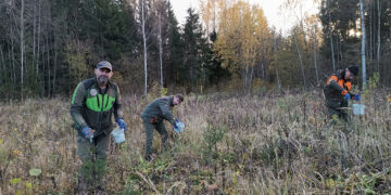 Akcijoje dalyvavo ir italų medžiotojai