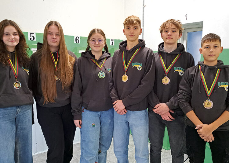 Iškovoti medaliai Lietuvos jaunių čempionate