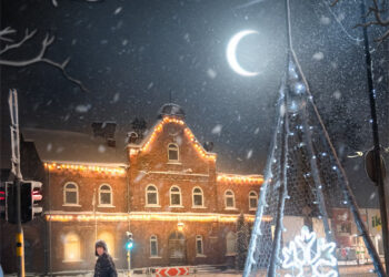 Fotomenininko žaidimai vaikystės Kalėdų tema