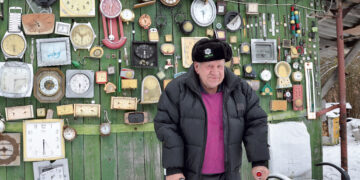 Laikrodžių sienos savininkas gyvenimu nesiskundžia