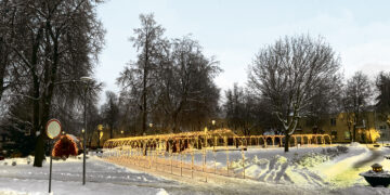 Naujomis šviesomis sužibo Nepriklausomybės aikštė