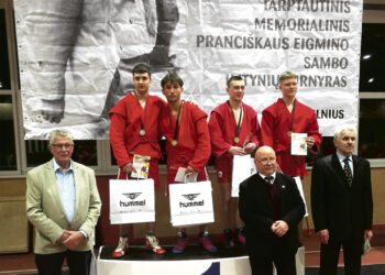 Sambo turnyre iškovojo antrąją vietą