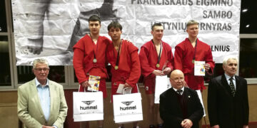 Sambo turnyre iškovojo antrąją vietą