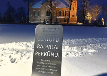 Paminklas Biržų įkūrėjui