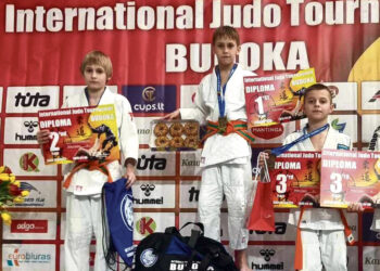 Tarptautiniame dziudo turnyre – du medaliai