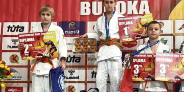 Tarptautiniame dziudo turnyre – du medaliai