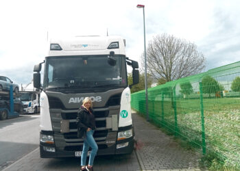 Biržietė – vilkiko vairuotoja