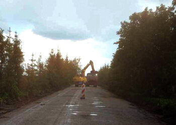 Vabalninko aplinkkelyje prasidėjo rekonstrukcijos darbai