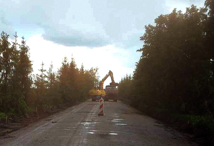 Vabalninko aplinkkelyje prasidėjo rekonstrukcijos darbai