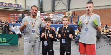 Pirmosios vietos bokso turnyre Vokietijoje