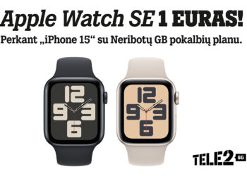 „Tele2“ pristato eSIM paslaugą „Apple“ laikrodžiams: siūlo išskirtinėmis sąlygomis