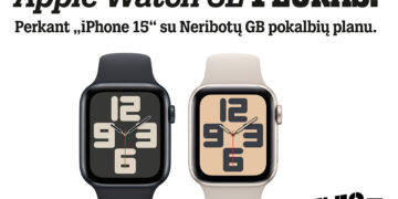 „Tele2“ pristato eSIM paslaugą „Apple“ laikrodžiams: siūlo išskirtinėmis sąlygomis