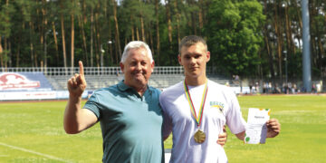 Antrą kartą tapo Lietuvos vaikų lengvosios atletikos varžybų čempionu