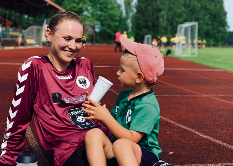Biržietė policininkė – futbolo entuziastė