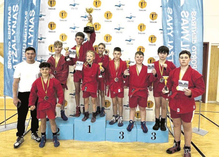 Sambo turnyre iškovota daug prizinių vietų