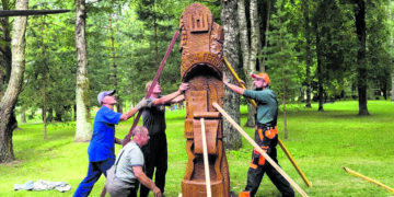 Vabalninko skulptūrų parke – naujas akcentas
