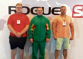 Europos štangos spaudimo čempionate iškovotas medalis