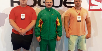 Europos štangos spaudimo čempionate iškovotas medalis