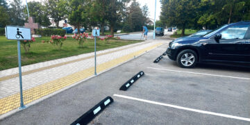 Kiek tęsis ženklų prie ligoninės atnaujinimo laikinumas?