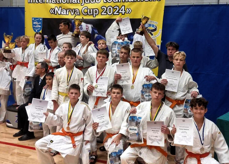 Dziudistai grūmėsi turnyre Estijoje