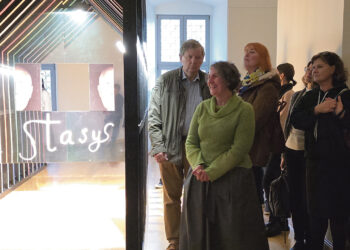 Stasio Eidrigevičiaus iliustracijų paroda Biržuose. Muziejus – muziejuje