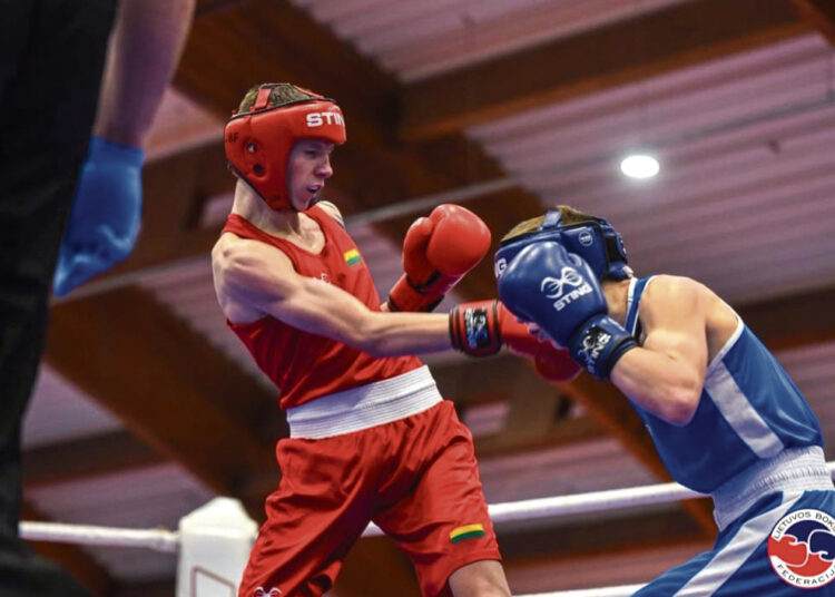 Bokso turnyre Estijoje iškovota antroji vieta