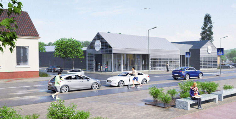 Architektai sukritikavo siūlomą LIDL pastatą Biržuose