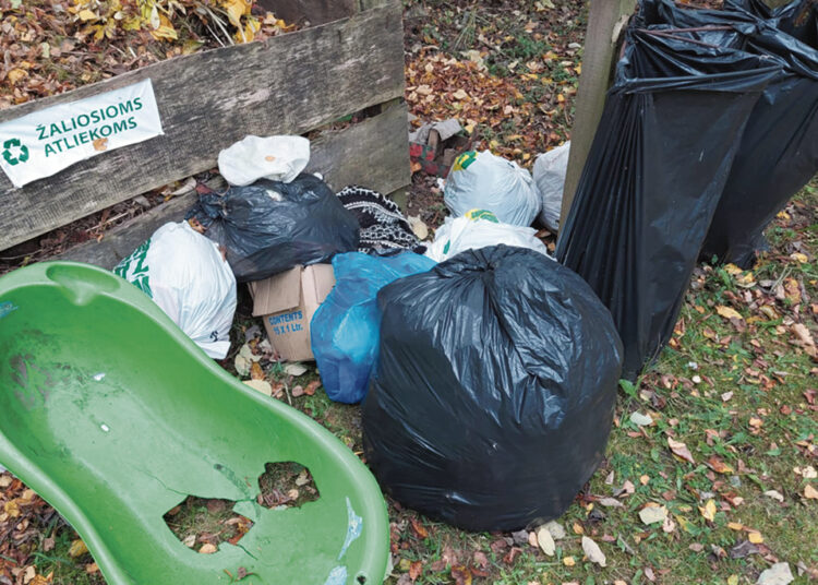 Apie šiukšlynus galvose ir gamtoje