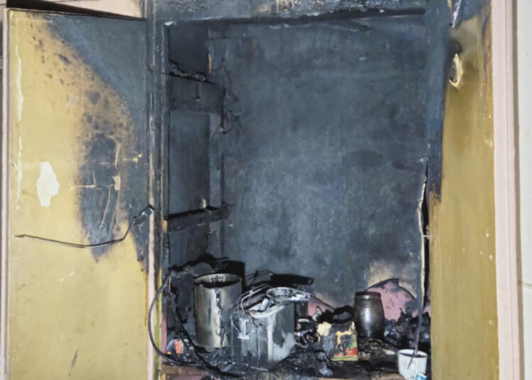 Apie gaisrą įspėjo suveikę dūmų detektoriai