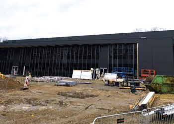 Sporto ir sveikatingumo centro statybos darbai tęsiami