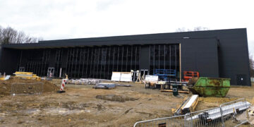 Sporto ir sveikatingumo centro statybos darbai tęsiami
