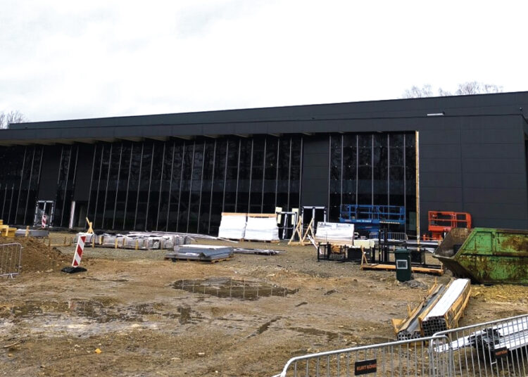 Sporto ir sveikatingumo centro statybos darbai tęsiami