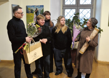 Kai dangūs leidžiasi ant žemės. Vytauto Laisono jubiliejinė paroda