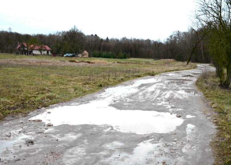 Rūpesčiai dėl vargano kelio iš kaimo sodybos