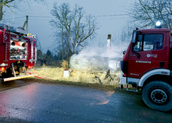 Įtariamas padegimas: pirmiausia neliko kryžiaus