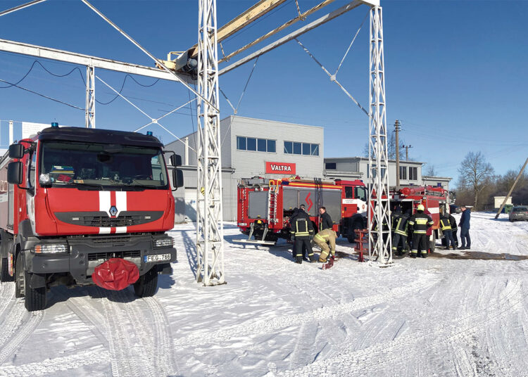 Ar užtektų vandens kilus gaisrui pramoniniame rajone?