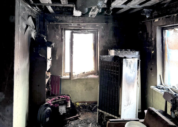 Gaisre žuvo Papilio gyventojas