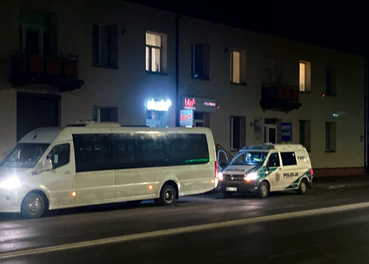 Užpultas maršrutinio autobuso vairuotojas