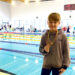 Lietuvos vaikų plaukimo čempinote nuskynė medalį