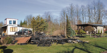 Gaisras Astrave: įtariamas padegimas